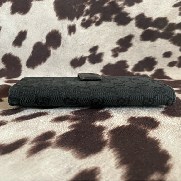 Gucci Black Canvas Bifold wallet - Picture 5 of 11